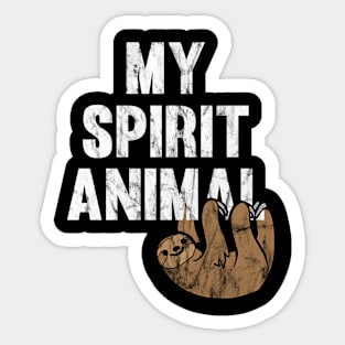 My Spirit Animal Sloth Sticker